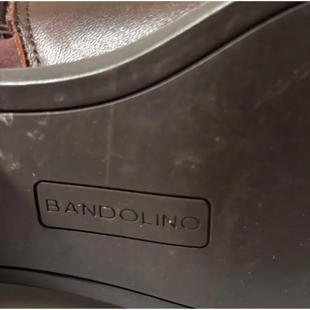 Bandolino Brown Knee High Riding Boots Women’s Leather Equestrian Style